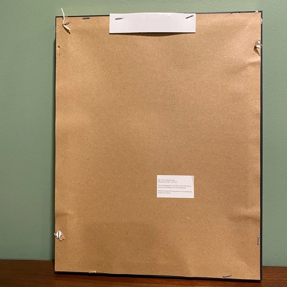 🖼HP🖼Floral Art Print in Gold Frame - Picture 5 of 6